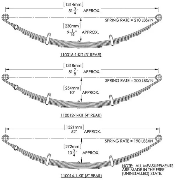 Long Travel Leaf Spring Guide